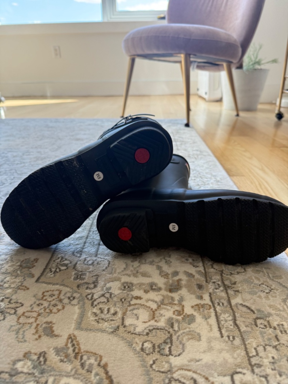 Mid calf Hunter rain boots 8 - Picture 5 of 5